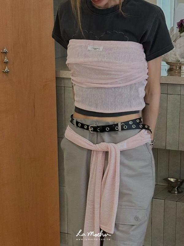 口袋工裝喇叭長褲